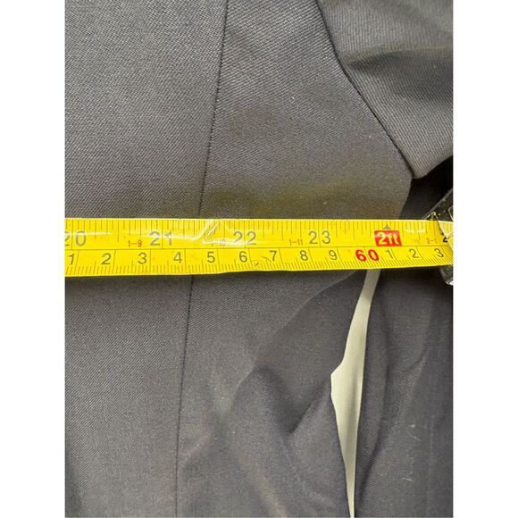 Chaps Ralph Lauren Blazer Sport Coat Men Size 48 L Navy Blue Gold Buttons - Picture 5 of 10